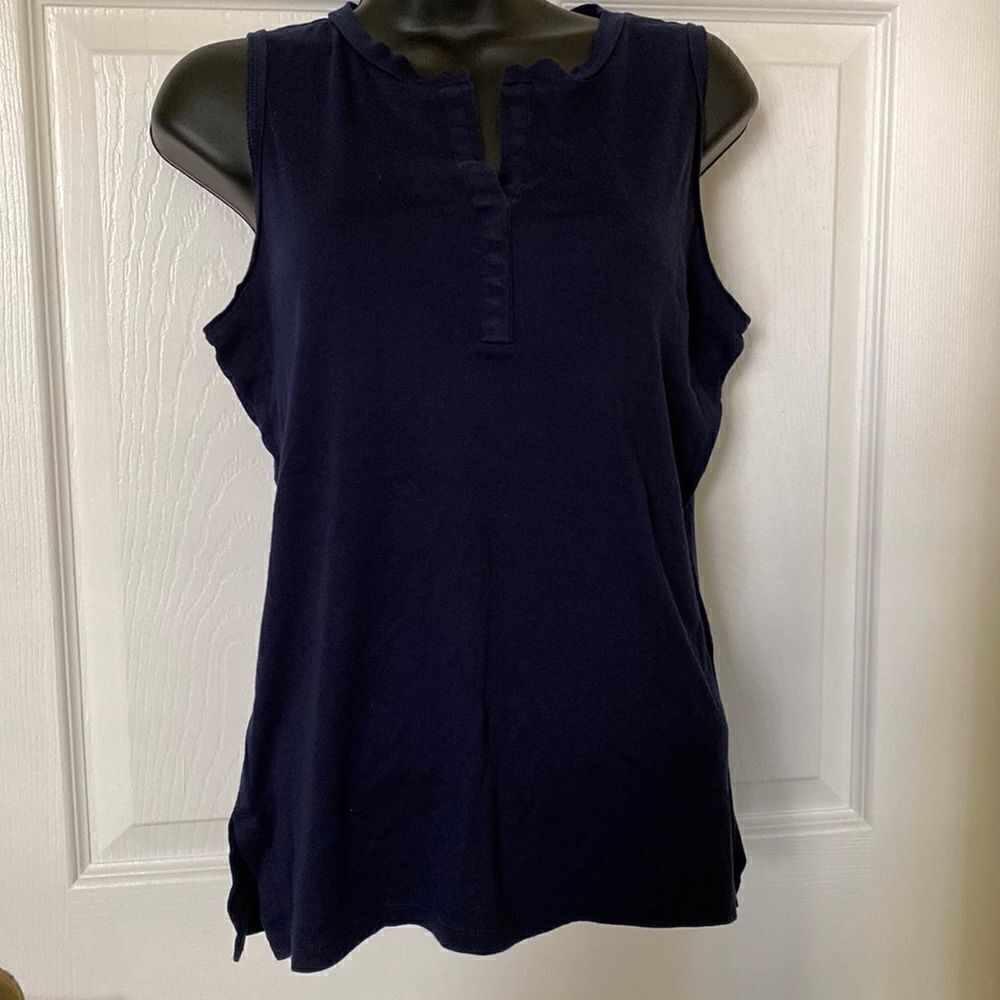 Talbots Navy Blue T-shirt Sz Small